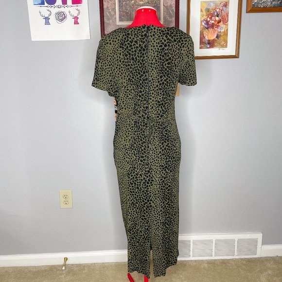 VNTG (80s/90s) bold print maxi dress ๐ Size Small ๐ - Picture 2 of 5
